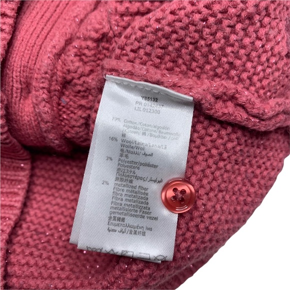 Carrément Beau 17m knit cardigan in dark dusty rose - Picture 6 of 9